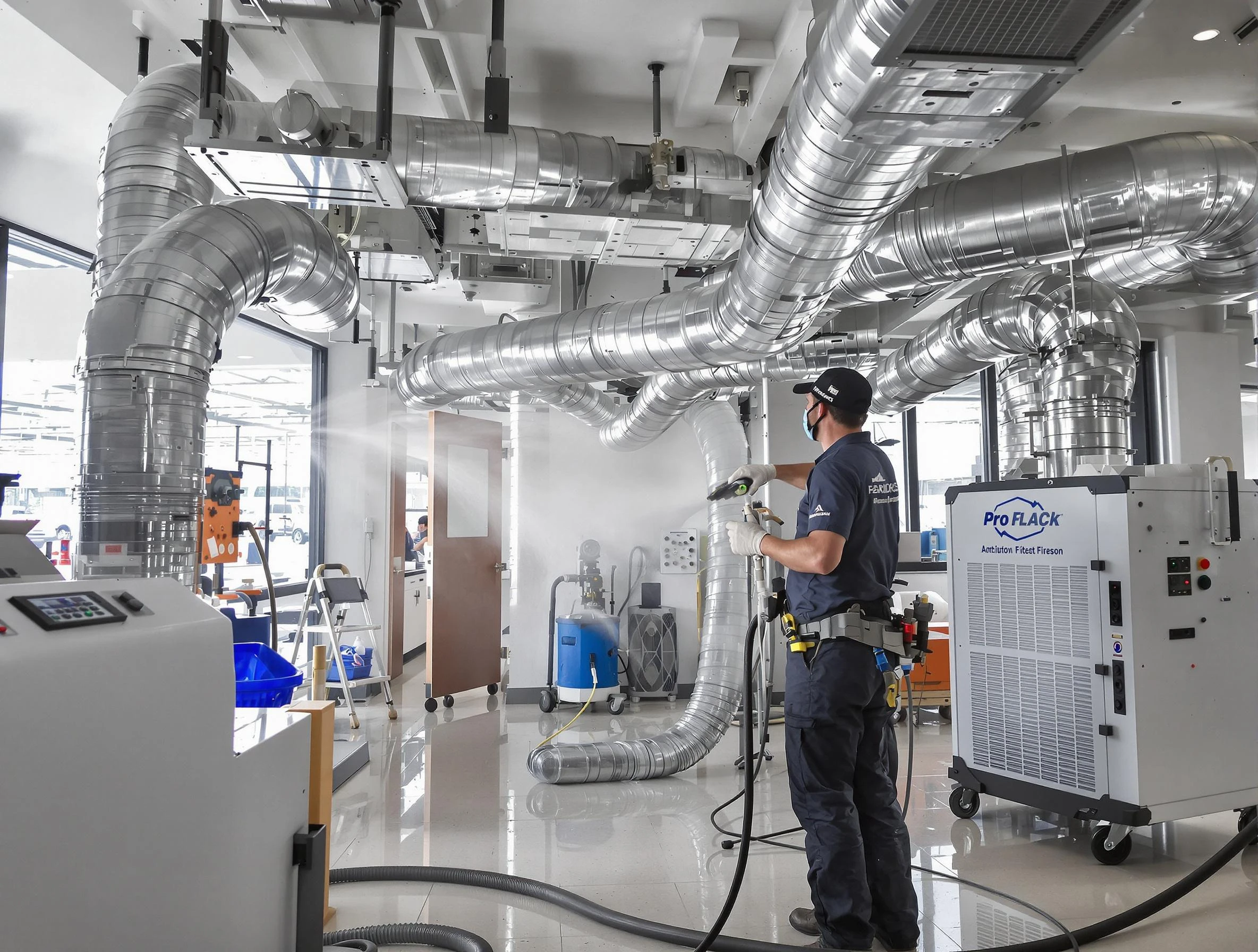 Negative Pressure Air Duct Cleaning in Dracut