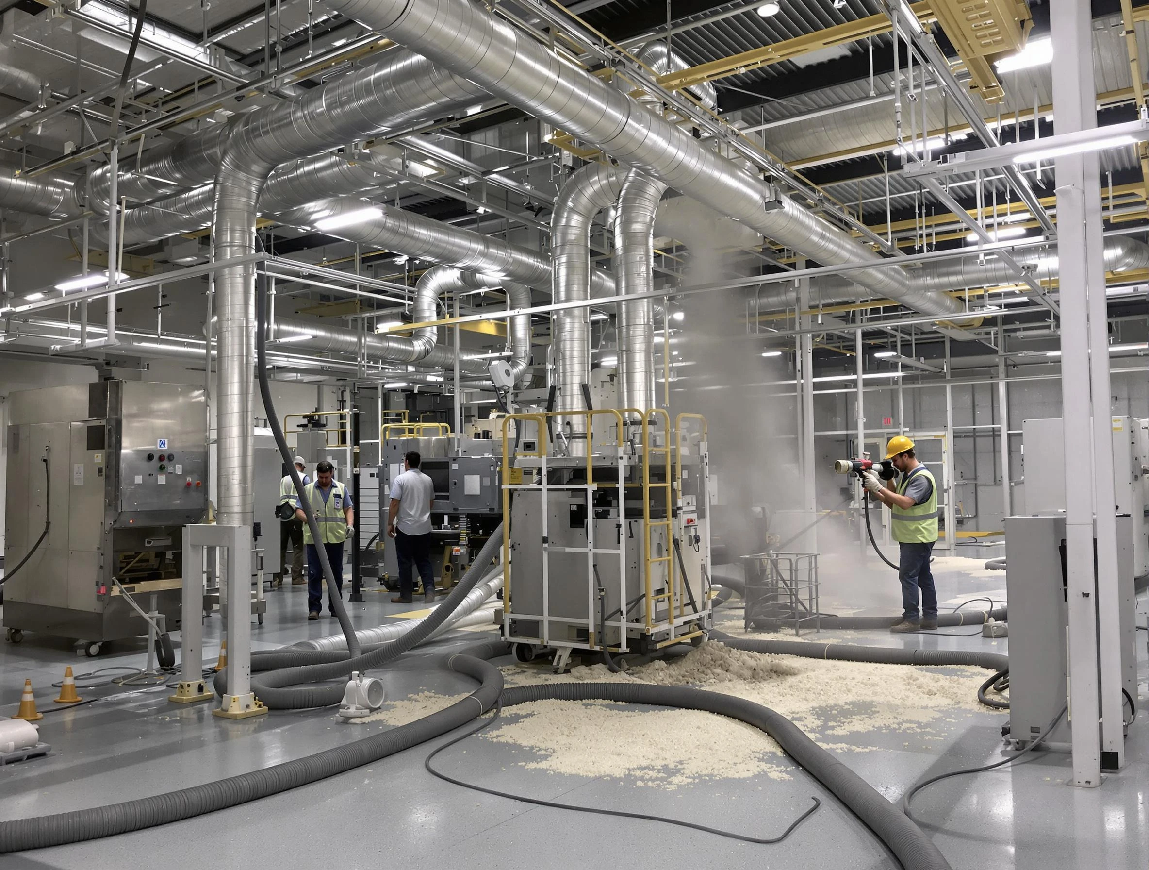 Heavy-duty industrial duct cleaning by Dracut Air Duct Cleaning in Dracut